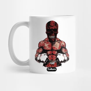 Red Skull Culture, Boxer Edition, Unisex t-shirt, boxing t-shirts, boxing lovers, gift for boxing fans, skull t-shirts Mug